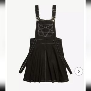 Tripp NYC | Black Skirtall with White Contrast L